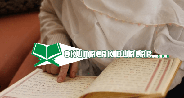 Enfeksiyon için Okunacak Dua